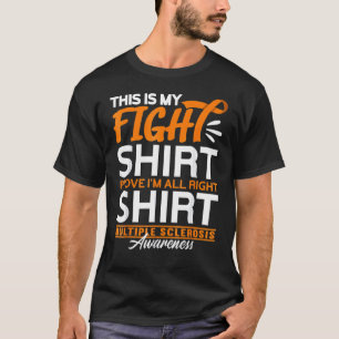 Camiseta Support Squad Fight I Ed Ms Multiple Sclerosis