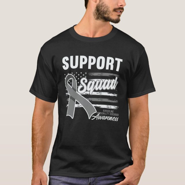 Camiseta Support Squad I Bpd Borderline Personality Disorde (Anverso)
