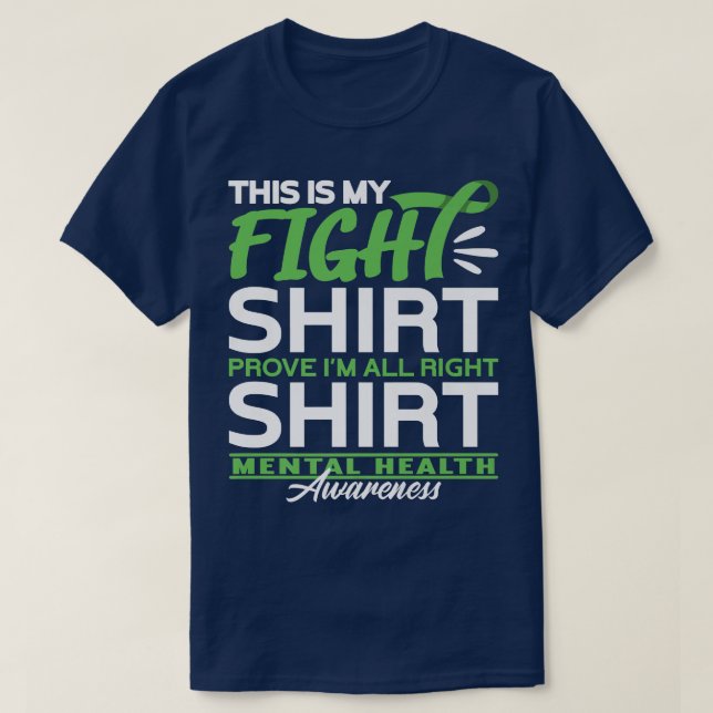 Camiseta Support Squad I Fight Shirt I Depression & Mental  (Diseño del anverso)