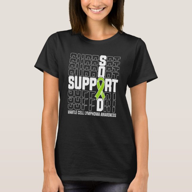 Camiseta Support Squad Mantle Cell Lymphoma Awareness (Anverso)