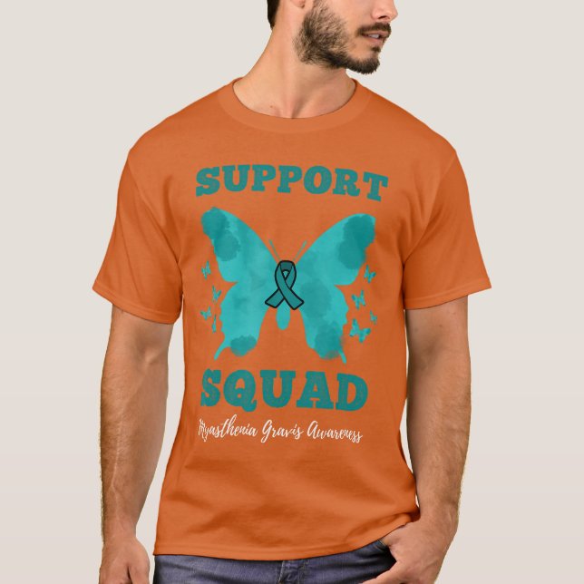 Camiseta Support Squad Myasthenia Gravis Awareness (Anverso)