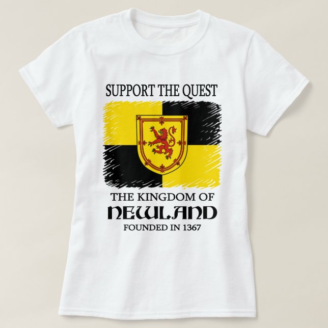 Camiseta Support the Quest  (Diseño del anverso)