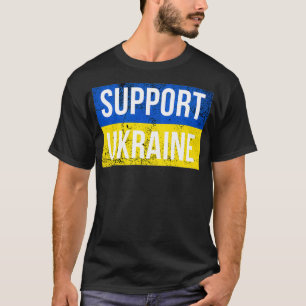 Camiseta Support Ukraine Patriotic Ukrainian Flag for Men a