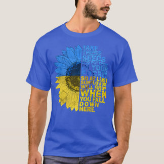 Camiseta Support Ukraine Sunflower flag Ukraine I Stand Wit