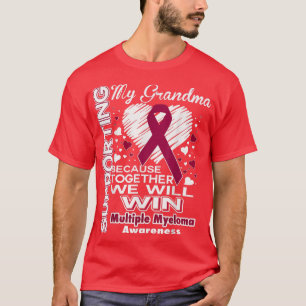 Camiseta Supporting My Grandma  Multiple Myeloma Awareness 
