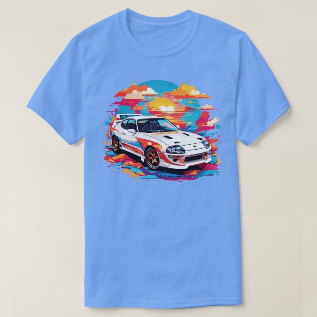 Camiseta Supra de Toyota Blanca (Diseño del anverso)