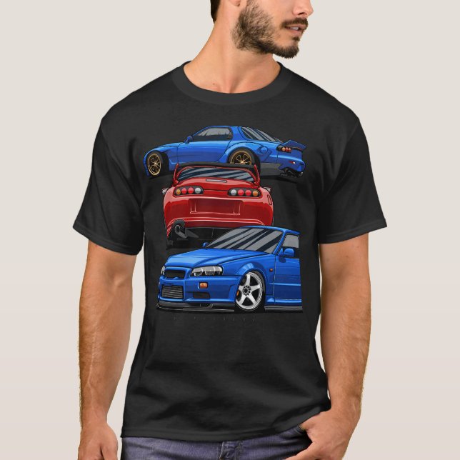 Camiseta Supra Skyline Rx7 (Anverso)