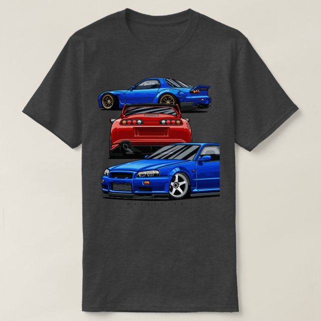 Camiseta Supra Skyline RX7 1 (Diseño del anverso)