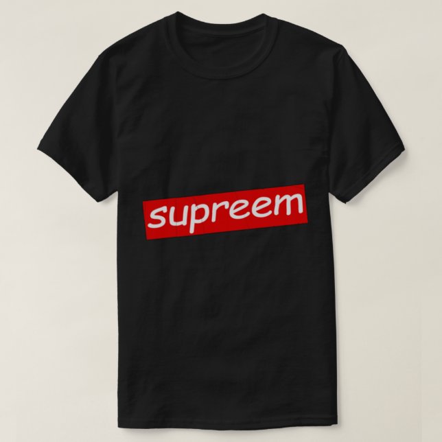 Camiseta Supreem genérico (Diseño del anverso)