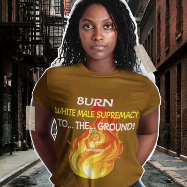 CAMISETA SUPREMACIA BLANCA DE HOMBRES QUEMADOS (Subido por el creador)