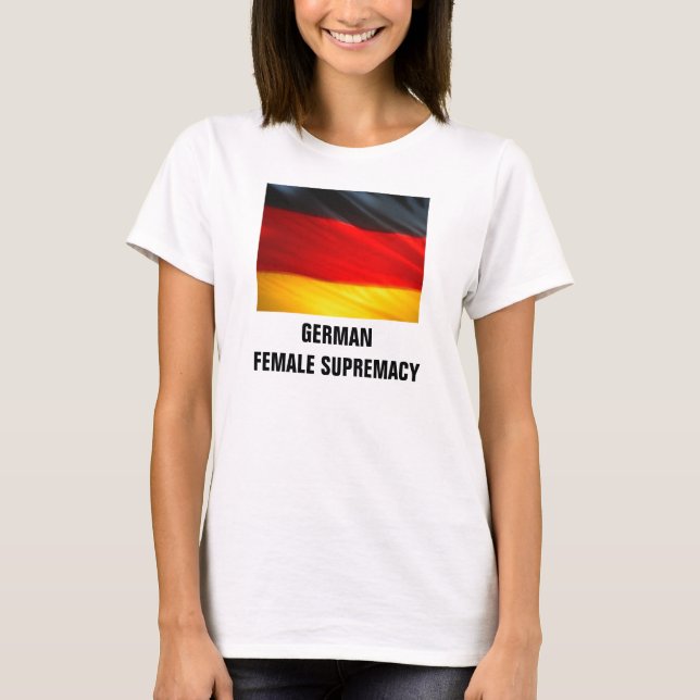 CAMISETA SUPREMACÍA FEMENINA ALEMANA (Anverso)