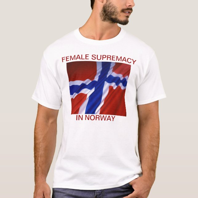 CAMISETA SUPREMACIA FEMENINA EN NORUEGA (Anverso)