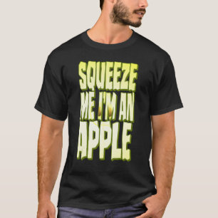 Camiseta Supresión de trozo de fruta fresca de Apple Costum