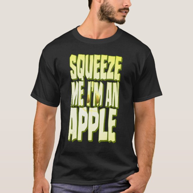 Camiseta Supresión de trozo de fruta fresca de Apple Costum (Anverso)