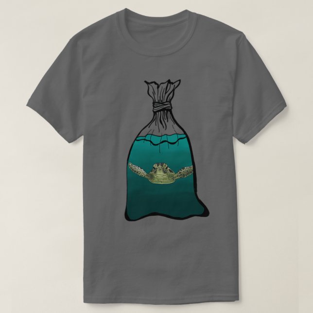 Camiseta Supresión plástica (Diseño del anverso)