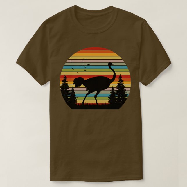 Camiseta Supuestamente avestruz del zoológico de África Saf (Diseño del anverso)