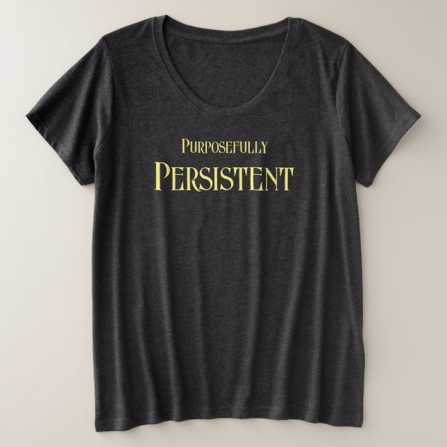 Camiseta supuestamente Persistente (Anverso del diseño)