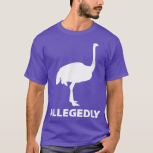 Camiseta Supuesto Funny De Aves De Ostrich Sin Vuelo 