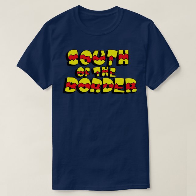 Camiseta Sur de la frontera (Diseño del anverso)