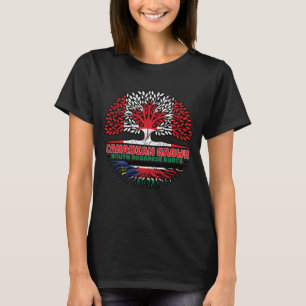 Camiseta Sur de Sudán Árbol canadiense de Canadá