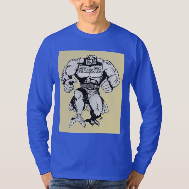 Camiseta SUR LAKES ALTO (Reston, Va) POWER SEAHAWK (Anverso)