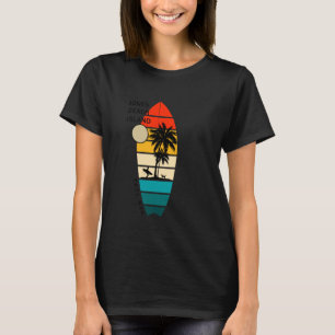 Camiseta Sur Retro New York Jones Beach Island Surfboard