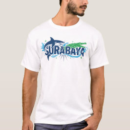 Camiseta Surabaya - Audaz Gráfico de nombre de ciu