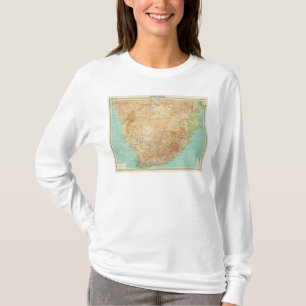Camiseta Suráfrica con las rutas de envío