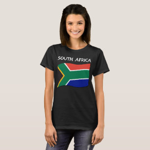 Camiseta surafricana de la bandera - señoras II