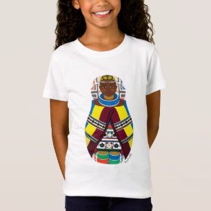 Camiseta surafricana de los chicas de Ndebele