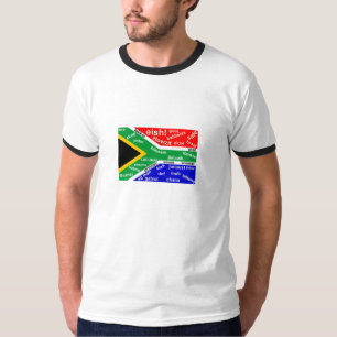Camiseta surafricana del argot - personalizable