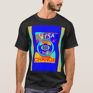Camiseta Surco psicodélico: energía abstracta de arte pop
