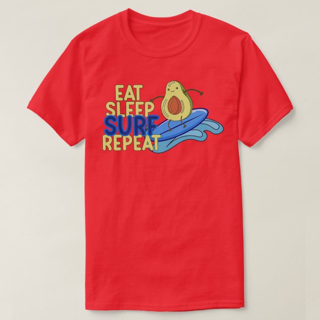 Camiseta surf aguacate 14 1 (Diseño del anverso)