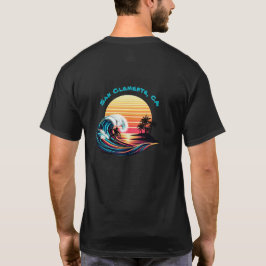 Camiseta Surf al atardecer