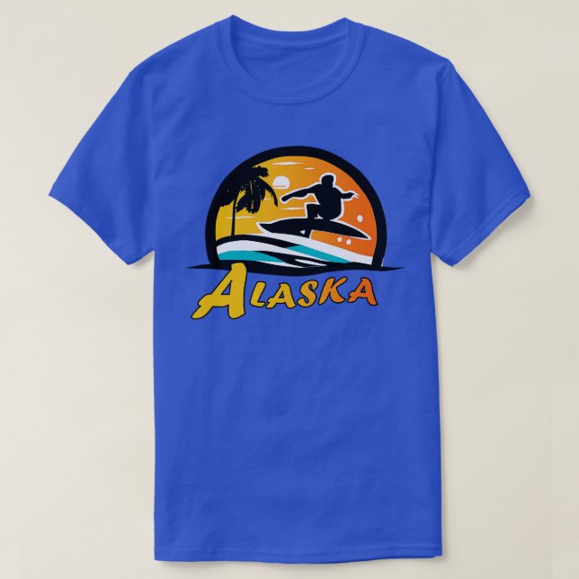 Camiseta Surf Alaska TShirt (Diseño del anverso)