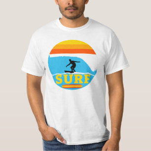 Camiseta SURF - Alojarse en la pizarra. Diseño de cosecha