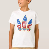 Surf America Surfboard Bandera Patriótica