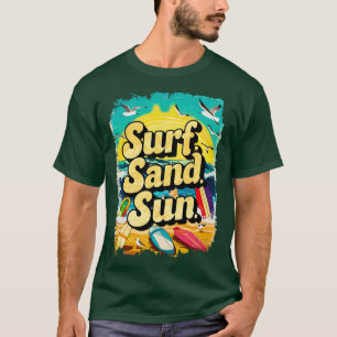 Camiseta surf arena Sun regalo para los amantes de las vaca