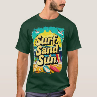 Camiseta surf arena Sun regalo para los amantes de las vaca