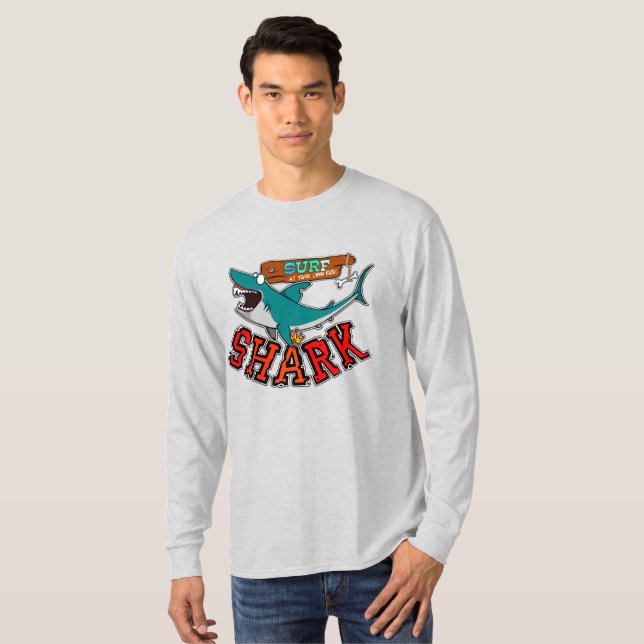 Camiseta Surf avec requin (Anverso completo)