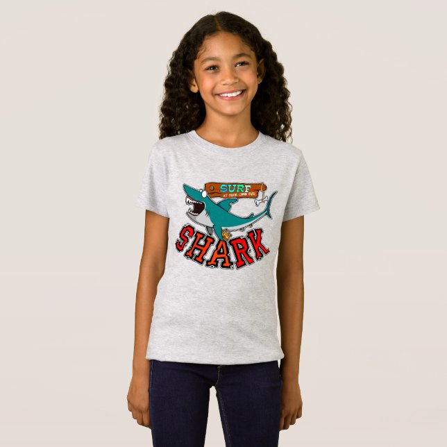 Camiseta Surf avec requin (Anverso completo)
