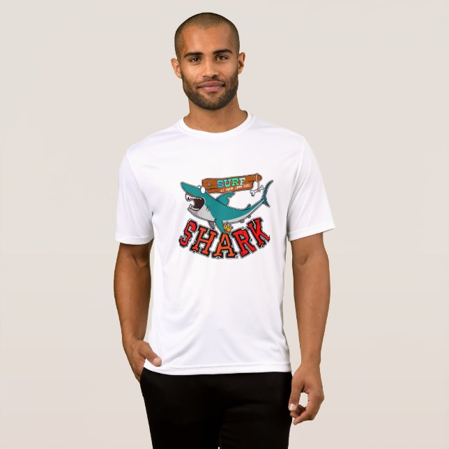 Camiseta Surf avec requin (Anverso completo)