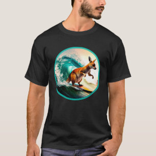 Camiseta Surf Boarding Kangaroo Australia