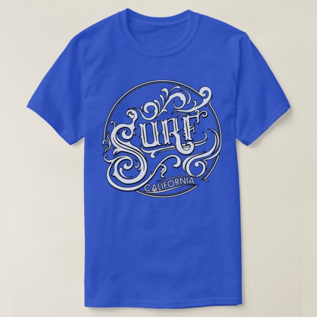 Camiseta Surf California (Diseño del anverso)