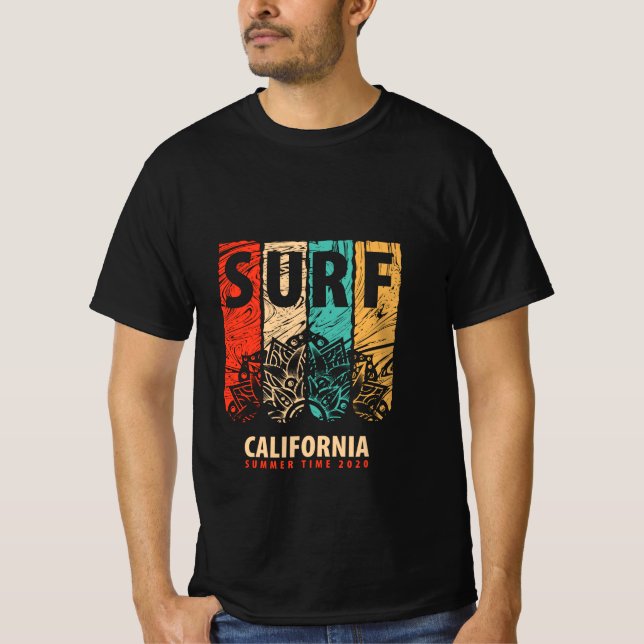 Camiseta surf California (Anverso)
