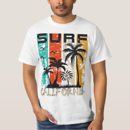 Camiseta Surf California Bliss: Subir a las olas