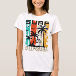 Camiseta Surf California Bliss: Subir a las olas