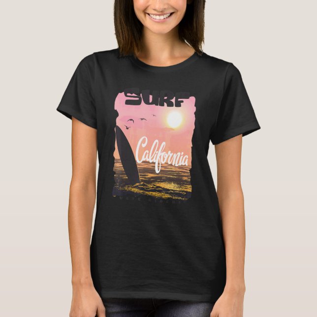 Camiseta Surf California Quote Wave Raiders Guay Surf Calif (Anverso)