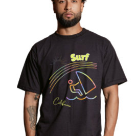 Camiseta Surf California - Subir las olas al estilo