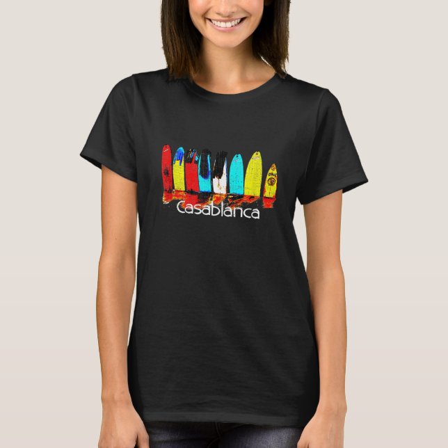 Camiseta Surf Casablanca Marruecos (Anverso)